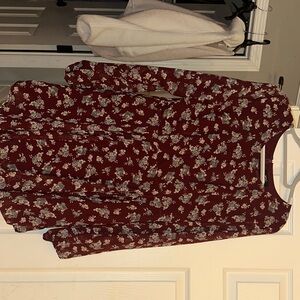 Floral Long Sleeve Dress